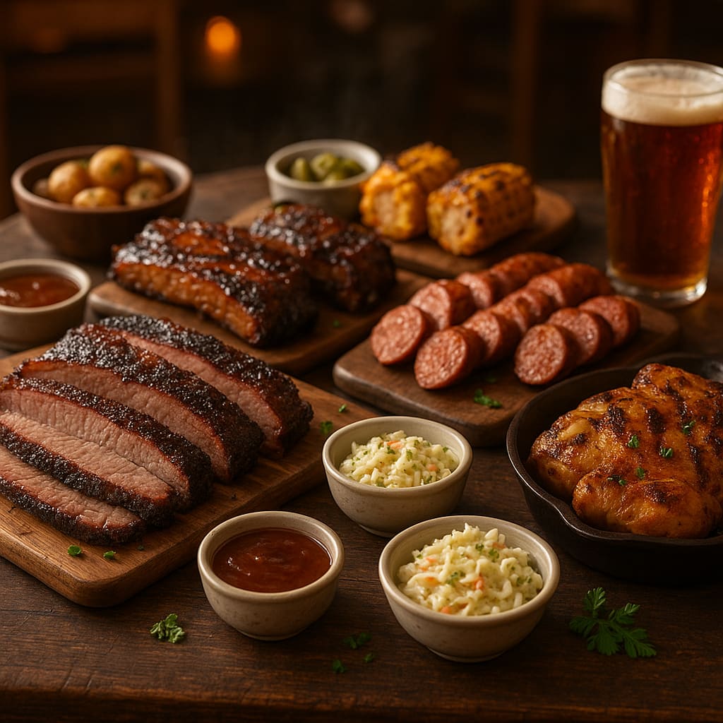 BBQ restaurace stolování